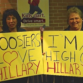 Clinton supporters. Indiana, 2008.