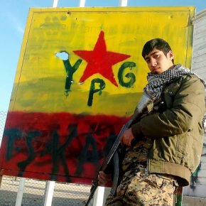 Building their own state. Kurdish YPG fighter, April 2015.