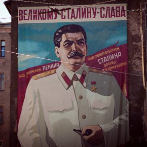 Stalin mural. Russia, 2011.