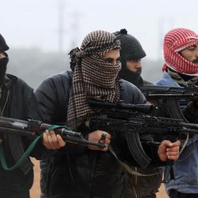 Members of the Free Syrian Army attend a weapons training session outside Idlib, Syria, Tuesday, Feb. 7, 2012.